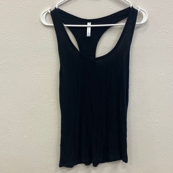 Fabletics black basic ribbed tank top small #644 - Picture 1 of 5